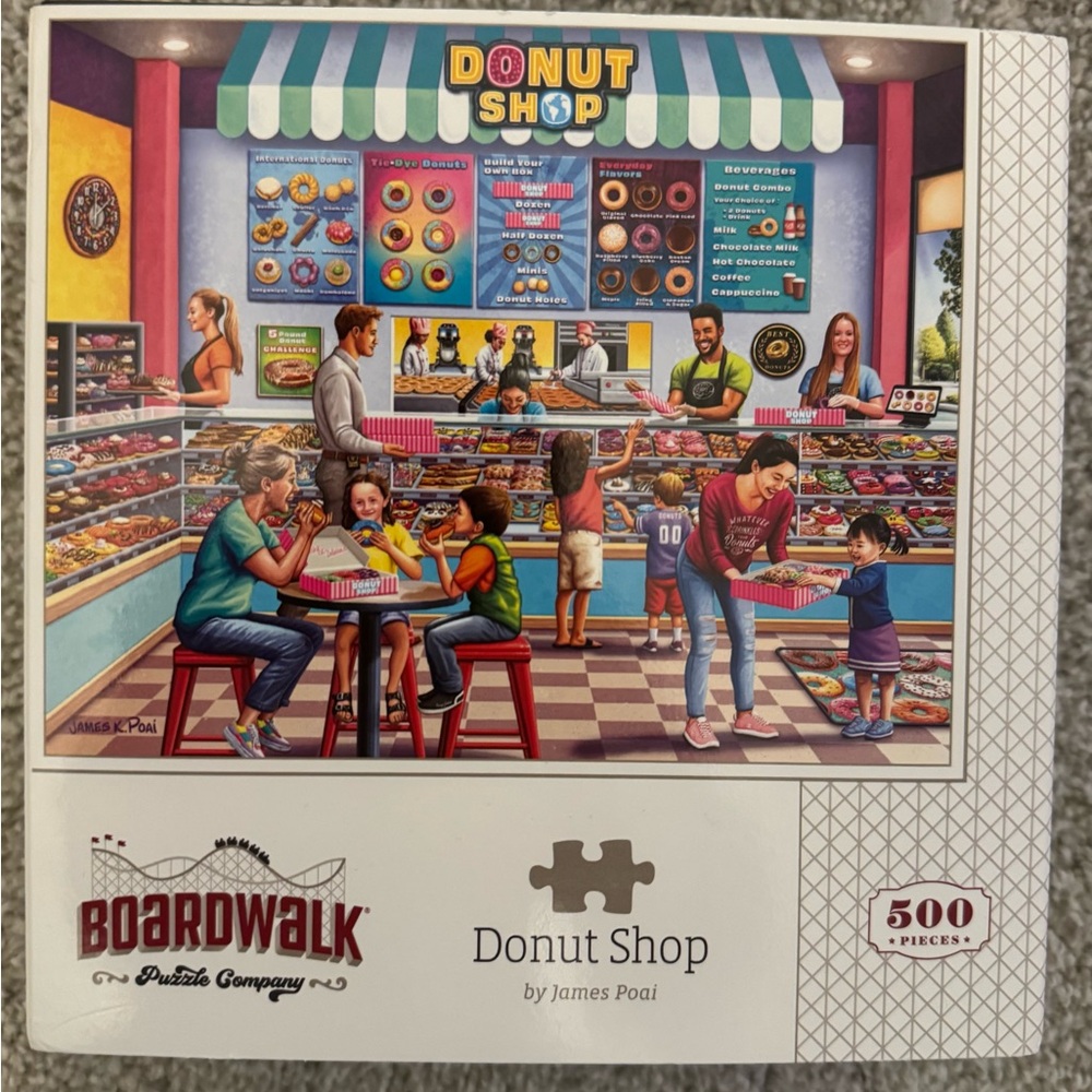 Boardwalk "Donut Shop" 500 Piece Puzzle
